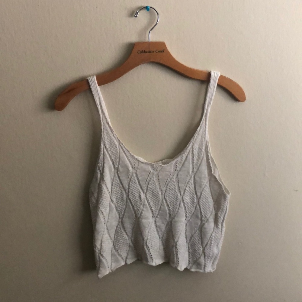Crochet style tank